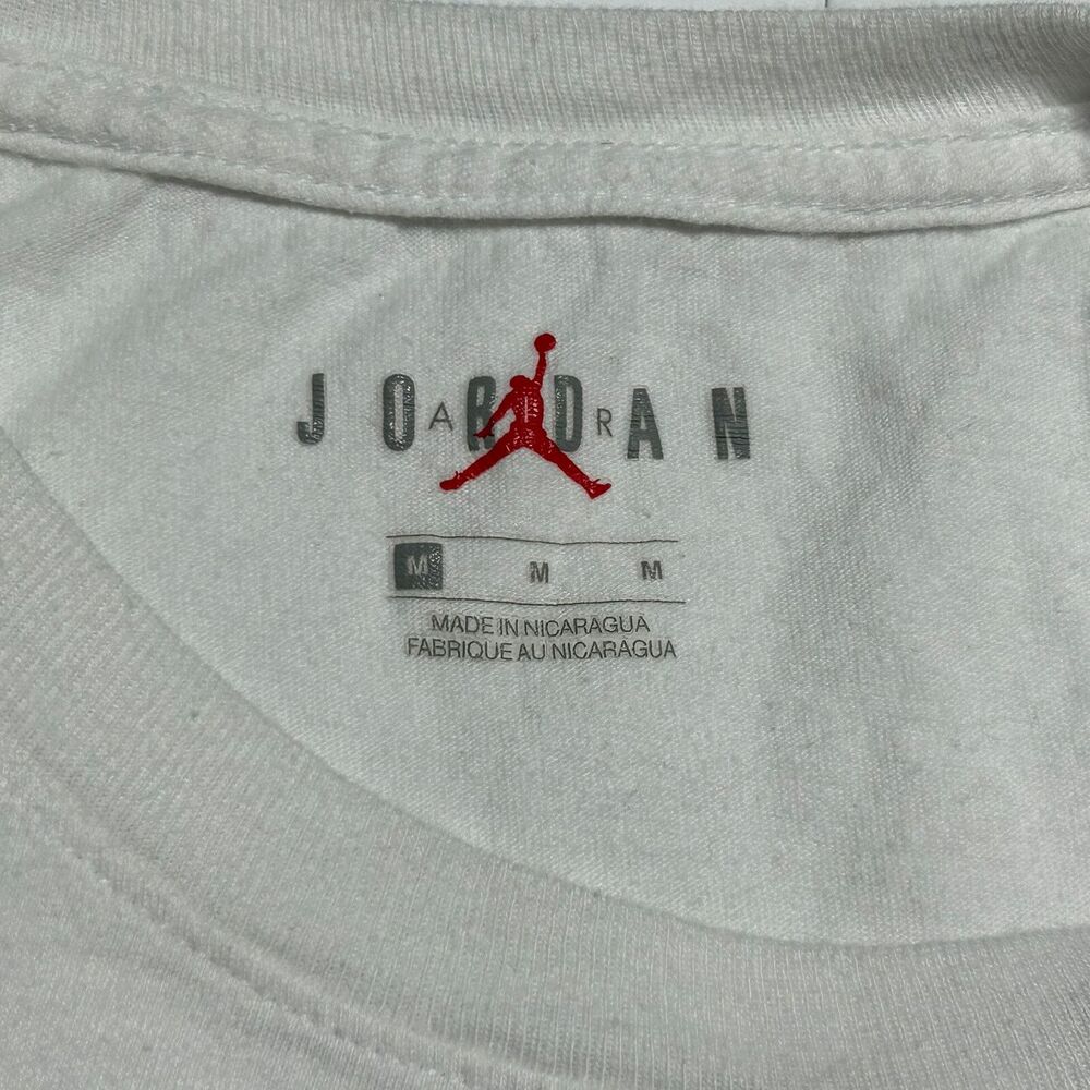 Air Jordan Jumpman Flight White Mens/Womens Long Sleeve T-Shirt Size Medium - Picture 6 of 10